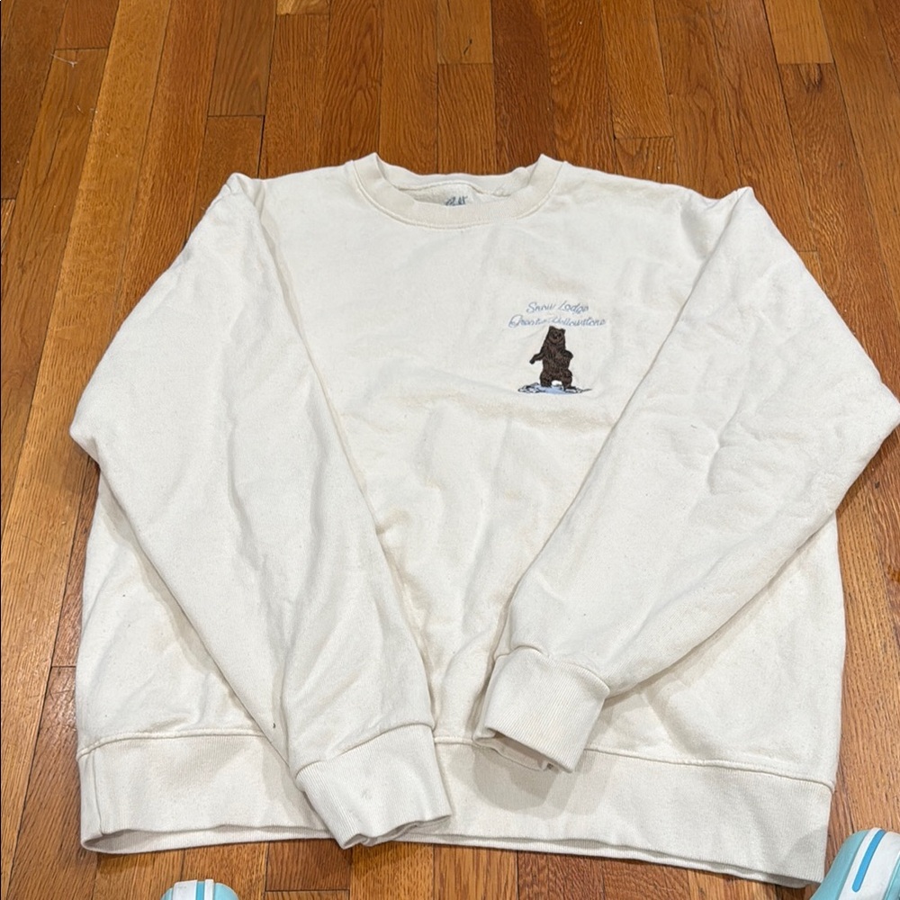 White Crewneck Sweater